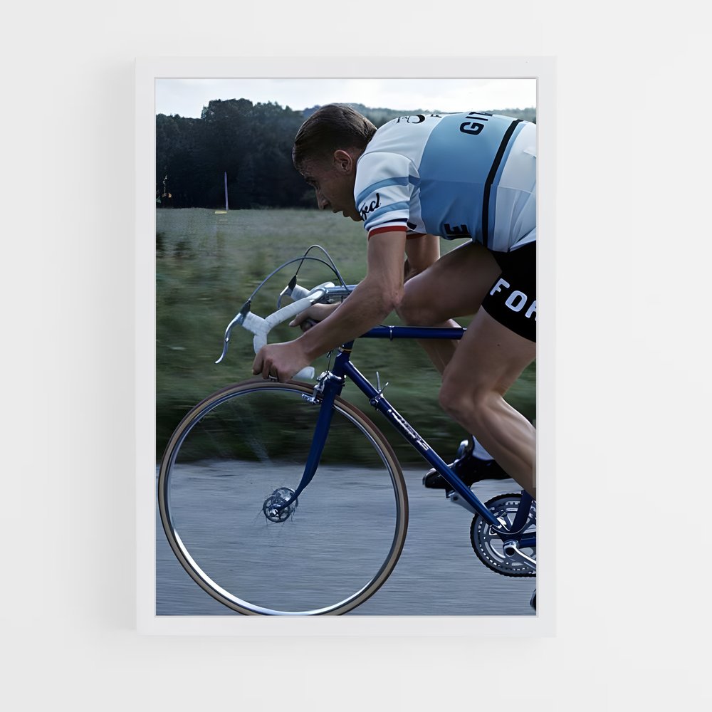 Poster L'Escapade d'Anquetil – affiche Cyclisme (vue 3)